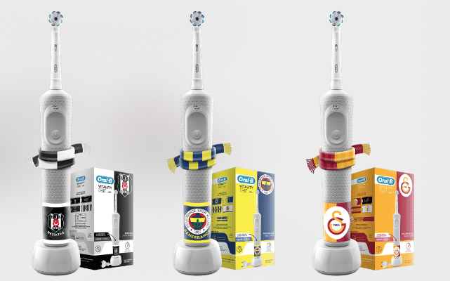 Oral-B'den D100 Vitality Taraftar Özel Serisi diş fırçası