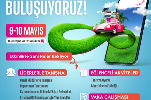 Reckitt Türkiye Hijyen ve Sağlık iş birimlerinin liderleri bu yıl ikinci kez düzenlenen Reckitt Camp kapsamında 30 üniversite öğrencisiyle bir araya geldi. Türkiye’nin önde gelen üniversitelerinden 500’den fazla başvurunun yapıldığı Reckitt Camp’te katılımcılar, farklı fonksiyonlardan liderlerle gerçekleştirdikleri görüşmelerde iş hayatı ve kariyer basamakları hakkında birçok bilgi edinme fırsatı yakaladı. 