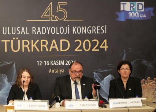 Kuruluşunun 100. yılını kutlayan Türk Radyoloji Derneği, 12-16 Kasım 2024 tarihlerinde 45. Ulusal Radyoloji Kongresi'nde çok sayıda radyoloji uzmanını bir araya getirdi. Kongrede, 142 tanesi sözlü sunum olmak üzere klinik araştırma, resimlerle bir konu ve olgu sunumlarını içeren toplam 657 bildiri yer aldı. Altı ana salon ve sözlü bildirilerin sunulduğu ve küçük grup çalışmalarının yapıldığı ek salonlarda yapılan toplantılarda; 192 konuşmacı 120 oturum başkanı görev aldı. Türkiye'den ve yurtdışından kendi alanlarında deneyimli bilim insanları, tüm oturumlarda güncel gelişmeleri paylaştı.